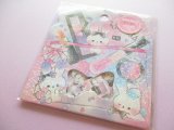 Photo: Kawaii Cute Sticker Flakes Sack Crux *Fluffy Rabbits (73001)