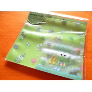 Photo: ６pcs Kawaii Cute Zipper Bags Set Sanrio Original *Kerokerokeroppi (25464-9)