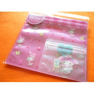 Photo: ６pcs Kawaii Cute Zipper Bags Set Sanrio Original *My Melody (25441-0)