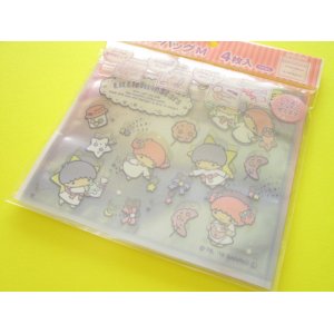 Photo: ４pcs Kawaii Cute Little Twin Stars Medium Zipper Bags Set (ZBM-TSb)