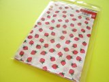 Photo: 10 pcs Kawaii Cute Strawberry Design Flat Paper  Bags Set *Size M