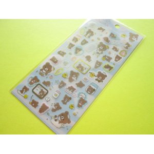 Photo: Kawaii Cute Sticker Sheet Rilakkuma San-x * It seems Chairoikoguma wants to be bigger. (SE47501)