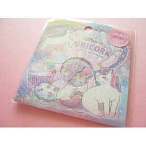 Photo: Kawaii Cute Sticker Flakes Sack Crux *Manine Unicorn (73060)