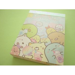 Photo: Kawaii Cute Mini Memo Pad Sumikkogurashi San-x *Tapioca Park (MW64601-2)