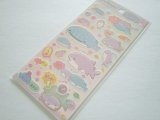 Photo: Kawaii Cute Stickers Sheet Jinbesan San-x *Jinbesan & Samesan (SE50501)