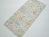 Photo: Kawaii Cute Stickers Sheet Mamegoma San-x *Feel the Sea at Home (SE50602)