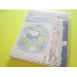 Photo: Kawaii Cute Regular Letter Set Mamegoma San-x *Feel the Sea at Home (LH72901)