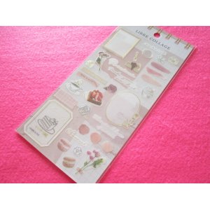 Photo: Kawaii Cute Libre Collage Stickers Sheet Q-LiA *Pink (80771)