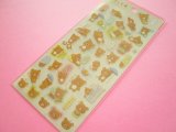 Photo: Kawaii Cute Sticker Sheet Rilakkuma San-x *Rilakkuma, by your side. (SE50701)