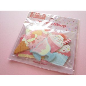 Photo: Kawaii Cute Sweets Shop Sticker Flakes Sack Gaia *Heart (465797）