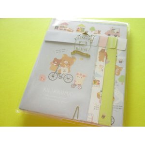 Photo: Kawaii Cute Regular Letter Set Rilakkuma San-x *Rilakkuma Marche (LH73401)