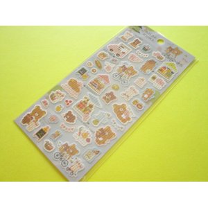 Photo: Kawaii Cute Sticker Sheet Rilakkuma San-x * Rilakkuma Marche (SE51102)