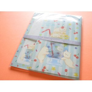 Photo: Kawaii Cute Letter Set Kyowa *Fresh! Sweets Animals (42-098 Blue)