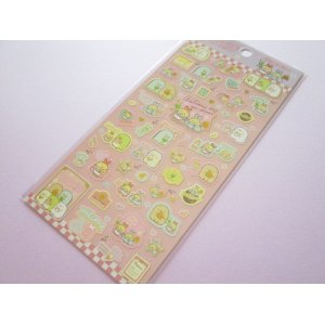 Photo: Kawaii Cute Stickers Sheet Sumikkogurashi San-x *Shippo's Diner (SE52001)