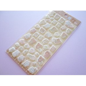 Photo: Kawaii Cute Puffy Stickers Sheet Rilakkuma San-x *Let's make a cute plushie together! (SE51501)