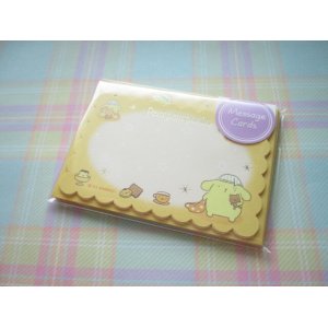 Photo: Kawaii Cute Mini Message Card Set Sanrio Original *POMPOMPURIN (44259-3)