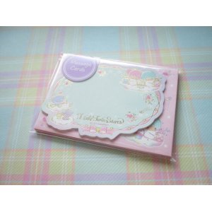 Photo: Kawaii Cute Mini Message Card Set Sanrio Original *Little Twin Stars (44255-1)