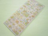 Photo: Kawaii Cute Stickers Sheet Sumikkogurashi San-x *Playing with a puppy (SE52602)