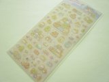 Photo: Kawaii Cute Stickers Sheet Sumikkogurashi San-x *Playing with a puppy (SE52601)