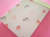 Photo: Kawaii Cute Mini Memo Pad Peko-chan Kamio Japan *Strawberry (106933) 