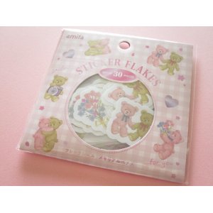 Photo: Kawaii Cute Sticker Flakes Sack Amifa *Memorial Bears (101379)