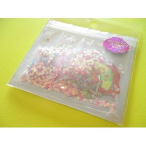 Photo: Kawaii Cute シャカシャカ Sticker Flakes Sack in Mini Zipper Case sun-star *Tropical-Rouge Precure (2264320A)