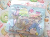 Photo: Kawaii Cute Summer Sticker Flakes Sack in Mini Zipper Case Sanrio Original *TUXEDO SAM (98847-2)