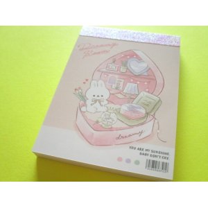 Photo: Kawaii Cute Mini Memo Pad Q-LiA  *Dreamy Room/Rabbit (60325)