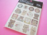 Photo: Beautiful Masking Stick Seals Stickers Set Kyowa *Latte Color Friends (62-D15)