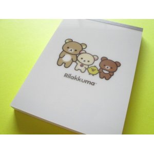 Photo: Kawaii Cute Large Memo Pad Rilakkuma San-x *New Basic Design (MH12601)