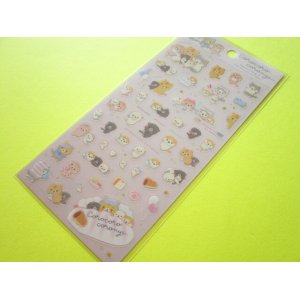 Photo: Kawaii Cute Stickers Sheet Corocorocoronya San-x *Sleepover Party of Shy Coronya and Kittens (SE56502)