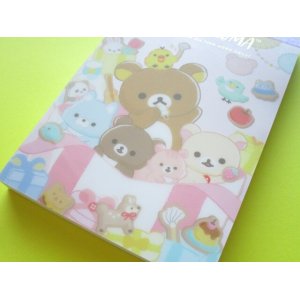 Photo: Kawaii Cute Large Memo Pad Rilakkuma San-x *Happy Smile For You (MH12302)