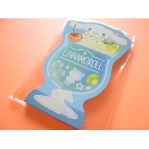 Photo: Kawaii Cute Cream Soda Die-Cut Medium Memo Pad Sanrio Original *Cinnamoroll (30415-8) 