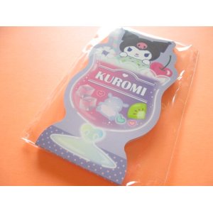 Photo: Kawaii Cute Cream Soda Die-Cut Medium Memo Pad Sanrio Original *Kuromi (30432-8) 