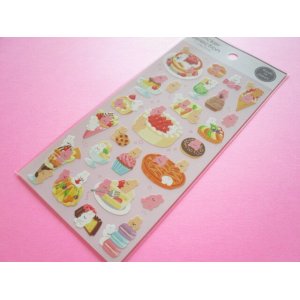 Photo: Kawaii Cute Design Stickers Sheet Gaia *Animal in Food (466636-2)