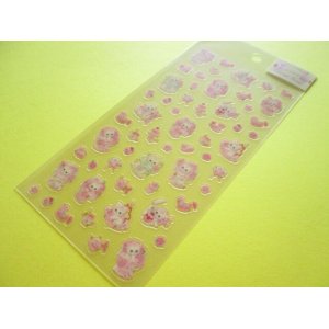 Photo: Kawaii Cute Clear Sticker Sheet  Amenomori Fumika Clothes Pin *Tea Time Rose (US-14980)