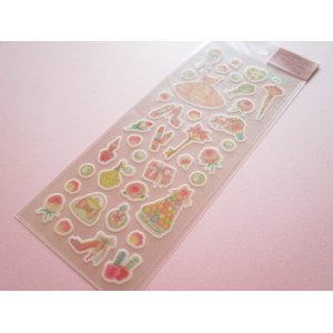 Photo: Kawaii Cute Masking Stickers Sheet Takei Miki Clothes Pin *Girly (US-15002)