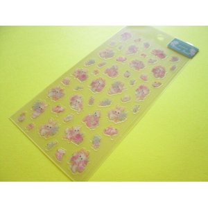 Photo: Kawaii Cute Clear Sticker Sheet  Amenomori Fumika Clothes Pin *Powder Lily (US-14981)