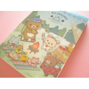 Photo: Kawaii Cute Large Memo Pad Rilakkuma San-x *Komorebi Camp (MH15701)