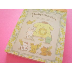 Photo: Kawaii Cute Mini  Memo Pad Sanrio *POMPOMPURIN (Mimosa Wreath)