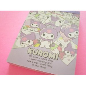 Photo: Kawaii Cute Mini  Memo Pad Sanrio *Kuromi (Comic)