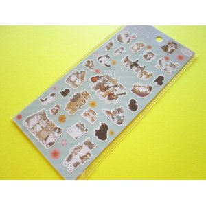 Photo: Kawaii Cute Stickers Sheet Eikoh *Mofusand (111453-Blue)