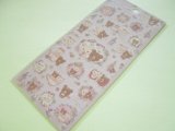 Photo: Kawaii Cute Stickers Sheet Rilakkuma San-x *Kori-Kogu Flower Tea Time (SE59902)