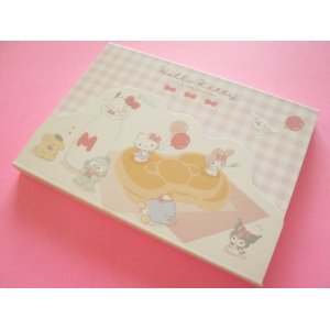 Photo: Kawaii Cute Hello Kitty 50th Anniversary Sanrio Characters Large Memo Pad Crux *Ribbon Party (303563)