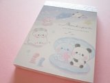 Photo: Kawaii Cute Mini Memo Pad Mochi Mochi Panda Kamio Japan *海でもちもち (220415)