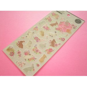 Photo: Kawaii Cute Masking Stickers Sheet Gaia *Fleuret Pink (466328)