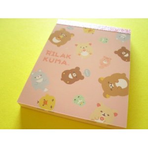 Photo: Kawaii Cute Mini Memo Pad Rilakkuma San-x *Minna de mampuku maku maku (MH22001-2)