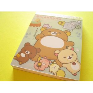 Photo: Kawaii Cute Mini Memo Pad Rilakkuma San-x *Minna de mampuku maku maku (MH22001-1)