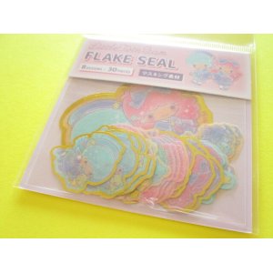 Photo: Kawaii Cute Sticker Flakes Sack Sanrio *Little Twin Stars (412104)