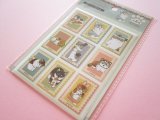 Photo: Kawaii Cute Square Stickers Sheet Eikoh *Mofusand (133363 #02)